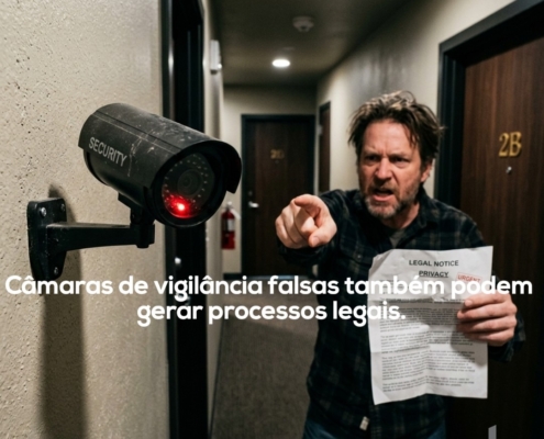 C&acirc;maras de vigil&acirc;ncia falsas tamb&eacute;m podem gerar processos legais